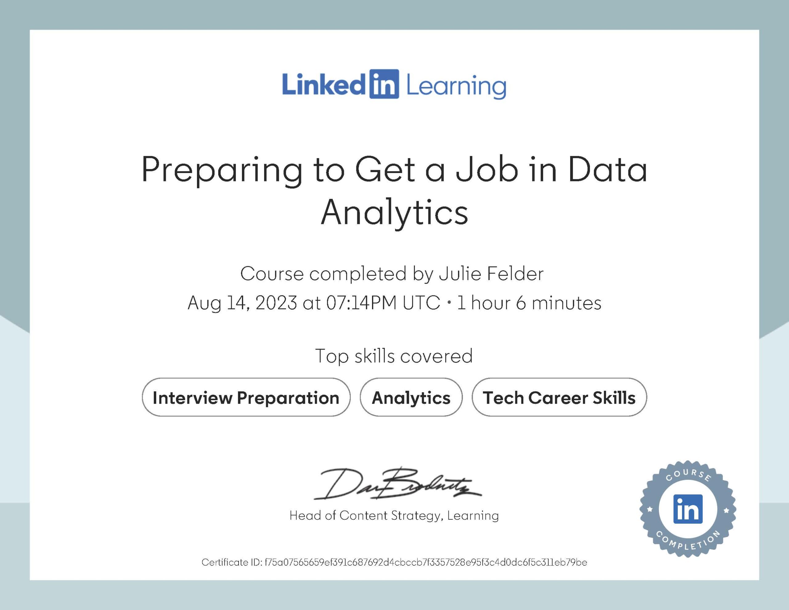 Preparing to Get a Job in Data Analytics